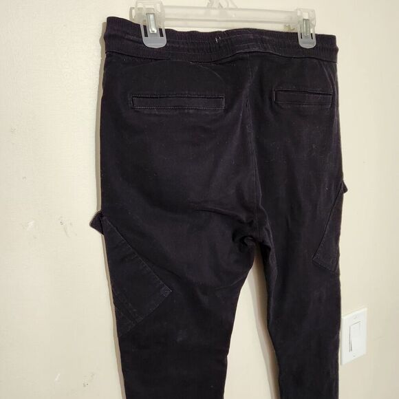 Across the pond Pants For Mens Size Medium Black Joggers - Picture 4 of 14